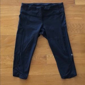 Lululemon Crop Legging with Lace Details
